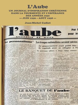 cover image of L'Aube